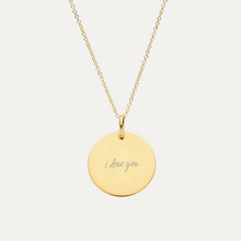 Load image into Gallery viewer, The Handwriting Engraved Necklace
