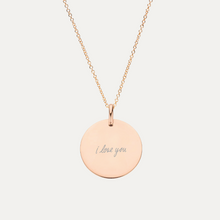 Load image into Gallery viewer, The Handwriting Engraved Necklace
