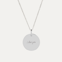 Load image into Gallery viewer, The Handwriting Engraved Necklace
