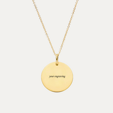 Load image into Gallery viewer, The Round Engravable Necklace [15mm]
