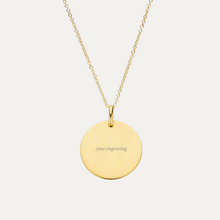 Load image into Gallery viewer, The Round Engravable Necklace [15mm]
