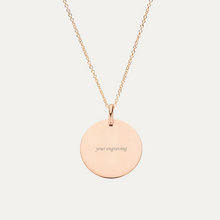 Load image into Gallery viewer, The Round Engravable Necklace [15mm]
