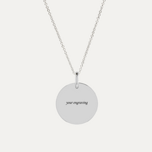 Load image into Gallery viewer, The Round Engravable Necklace [15mm]
