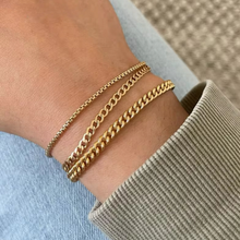 Load image into Gallery viewer, Gold-filled Curby bracelet
