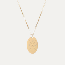 Load image into Gallery viewer, The Cross My Heart Necklace [Oval]
