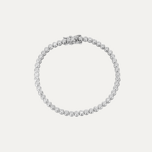 Load image into Gallery viewer, Full Moissanite Bezel Tennis Bracelet [2mm]
