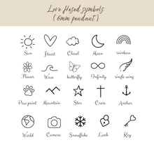 Load image into Gallery viewer, Personalised Symbol Necklace
