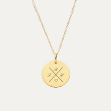 Load image into Gallery viewer, The Cross My Heart Necklace
