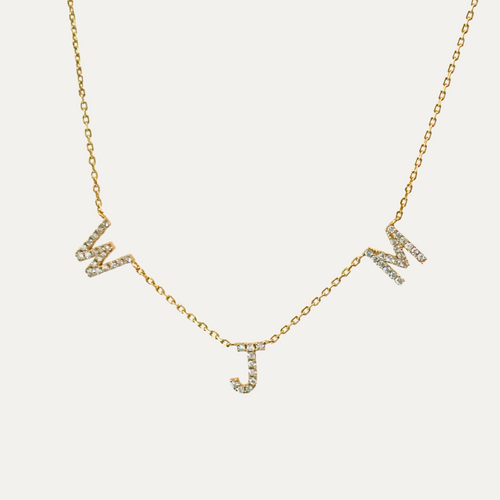 Pavé Initial Necklace