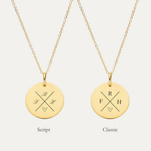 Load image into Gallery viewer, The Cross My Heart Necklace
