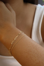 Load image into Gallery viewer, The Paperclip Bracelet - Gold filled
