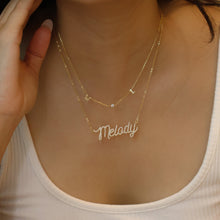 Load image into Gallery viewer, Pavé name necklace
