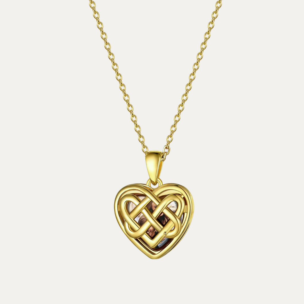 Interlocking Heart Locket [Engravable]