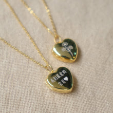 Load image into Gallery viewer, Heart Locket [2 photos + engraving]
