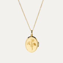 Load image into Gallery viewer, solid gold oval locket
