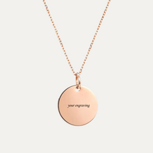 Load image into Gallery viewer, 15mm Engravable necklace
