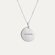 Load image into Gallery viewer, 15mm Engravable necklace
