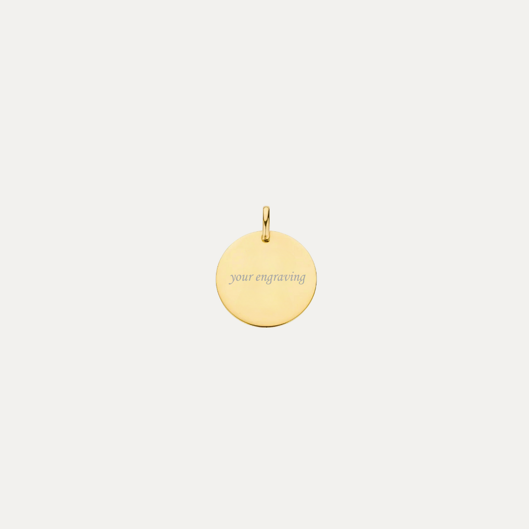 Engravable 10mm Pendant