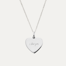 Load image into Gallery viewer, The Heart Handwriting Engraved Necklace
