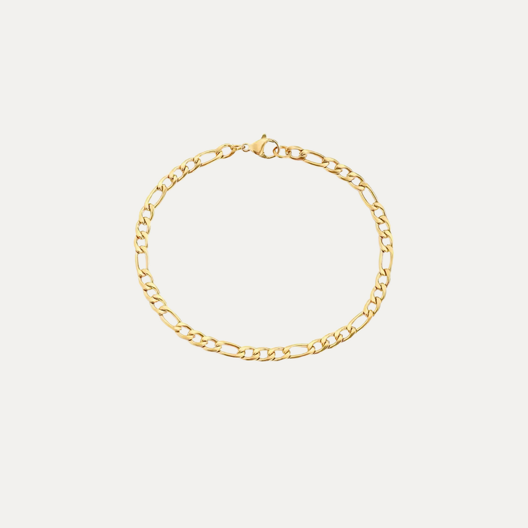 The Figaro Bracelet - Gold filled