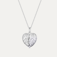 Load image into Gallery viewer, Angel Wings Heart Locket [Engravable]
