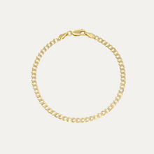 Load image into Gallery viewer, Thick Curb Chain Bracelet - Gold filled
