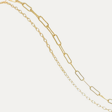 Load image into Gallery viewer, Gold filled layered chain Bracelet
