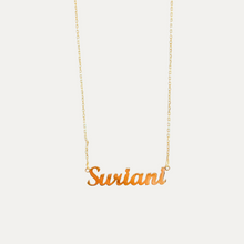 Load image into Gallery viewer, script name necklace
