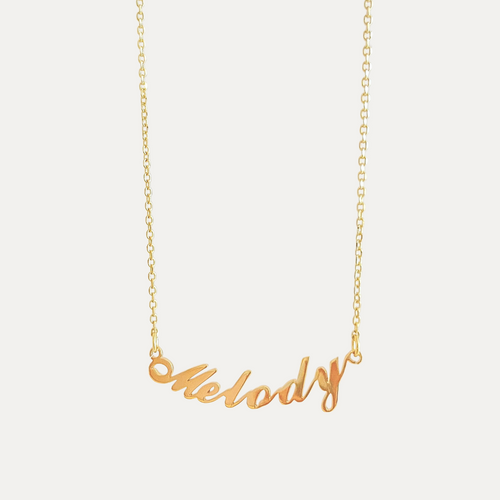 Curved Name Necklace