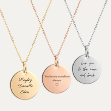 Load image into Gallery viewer, Nora message necklace
