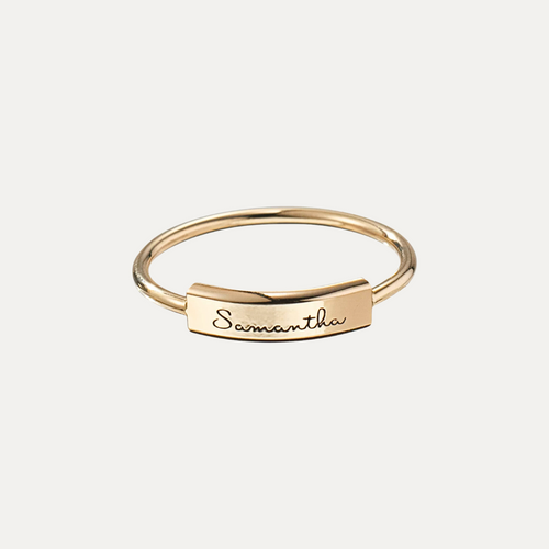 Personalized Gold Filled Band