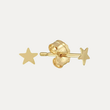 Load image into Gallery viewer, Gold filled Mini Star studs
