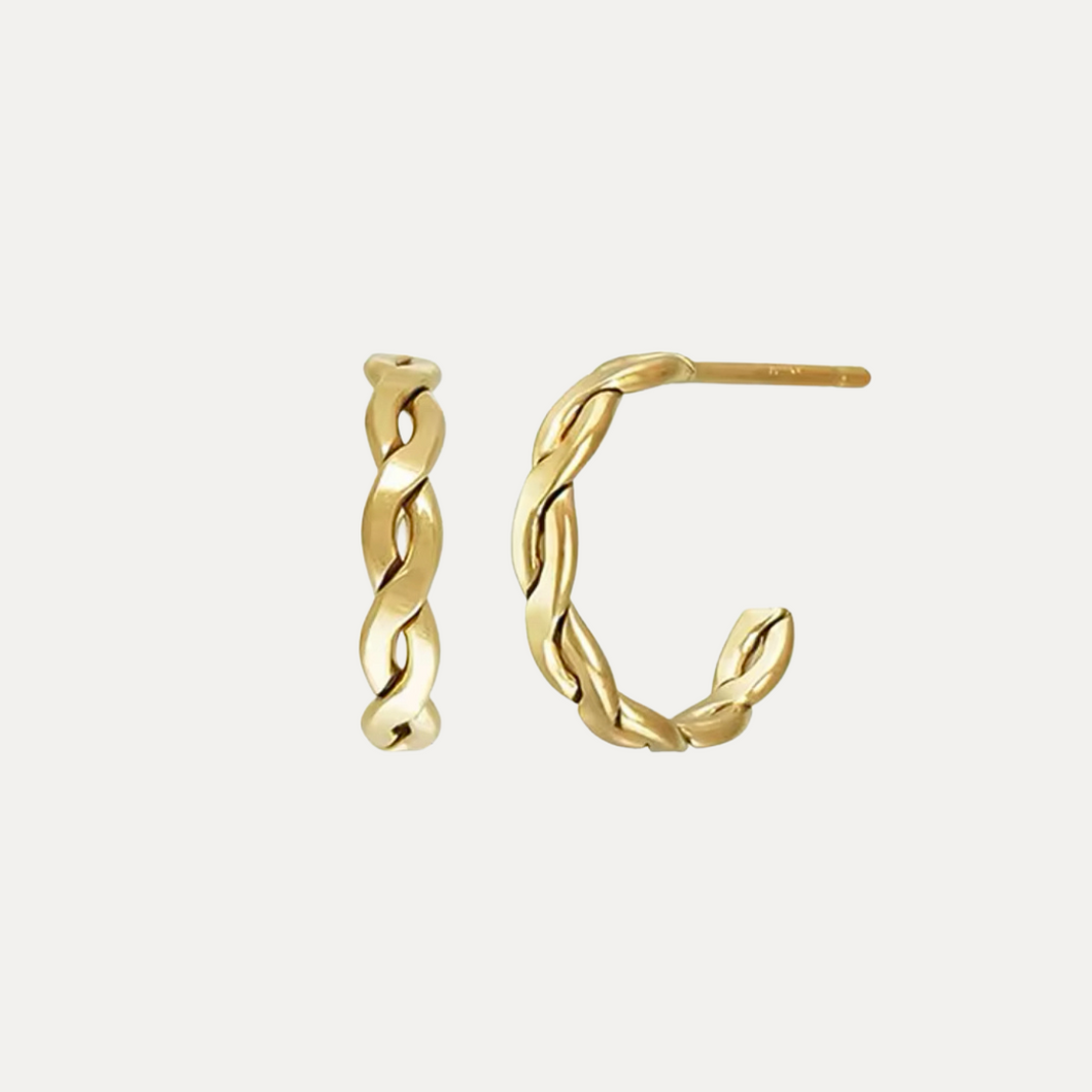 Forever Hoop Earrings [Gold-filled]