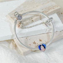 Load image into Gallery viewer, Heart Lock and Key Safety Charm Bracelet
